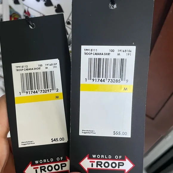 Vintage Troop spades set | cabana short and shirt - Picture 2 of 4